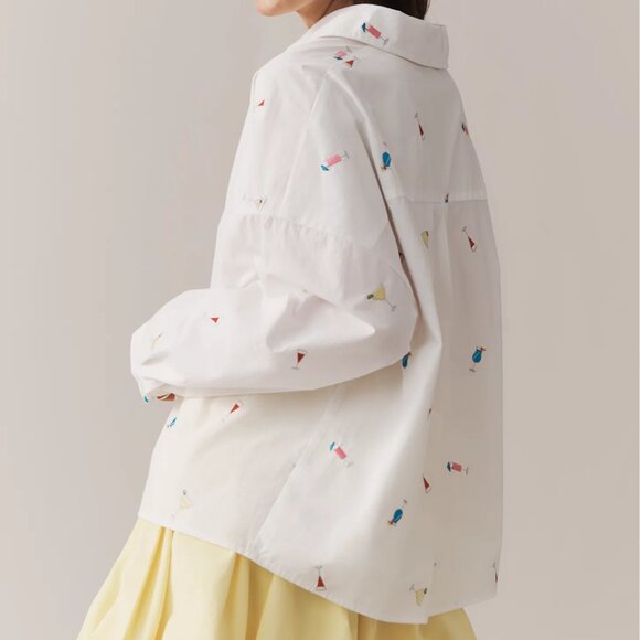 Anthopologie x En Saison Nellie Buttondown Shirt - Picture 2 of 7